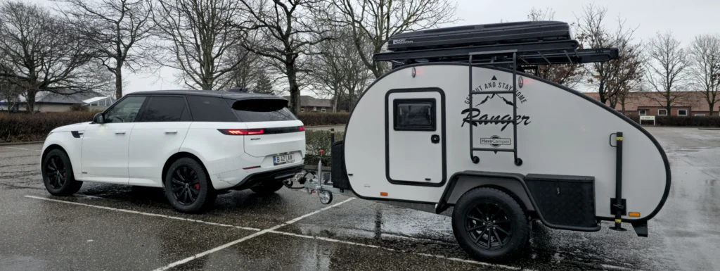 Wide Range Rover and Hero Camper